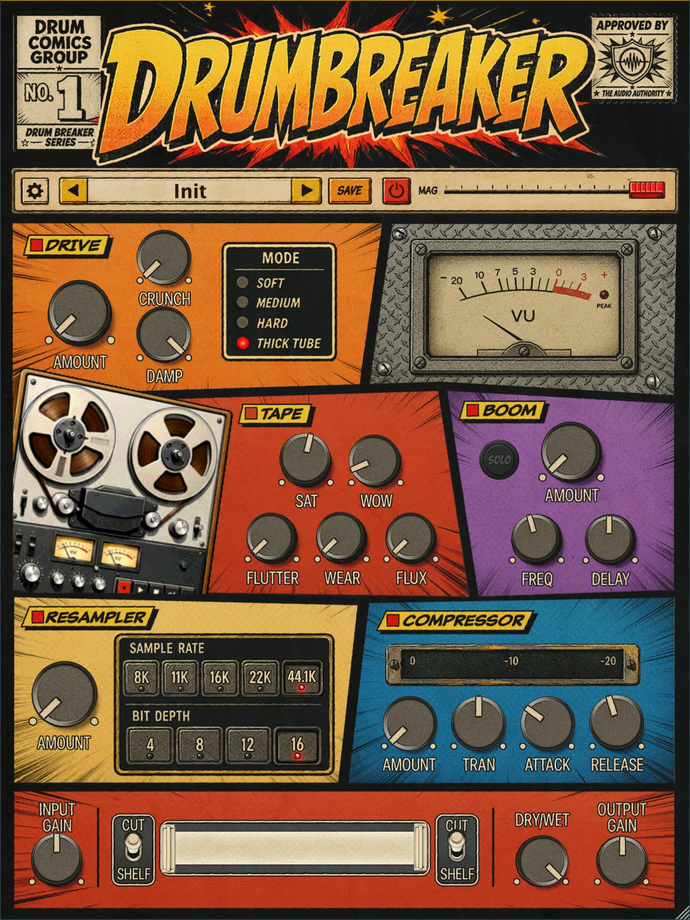 Drum Breaker interface